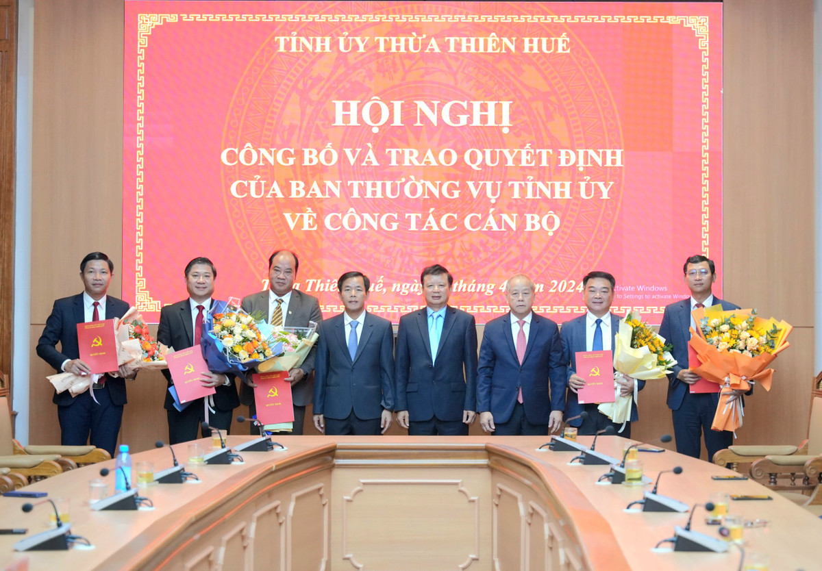 Thua Thien Hue dieu dong, bo nhiem nhieu can bo