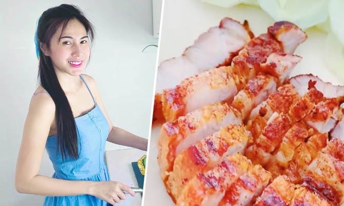 Trước khi tham gia vào các hoạt động cứu trợ cho đồng bào lũ lụt miền Trung, bà xã Công Vinh nhiều lần vào bếp nấu các món ngon hấp dẫn cho chồng con. Mới đây, cô chia sẻ công thức làm món thịt heo quay tại nhà với thời gian chế biến chỉ khoảng 20 phút. Hương vị thơm ngon chẳng kém ngoài hàng, lại đảm bảo vệ sinh thực phẩm.