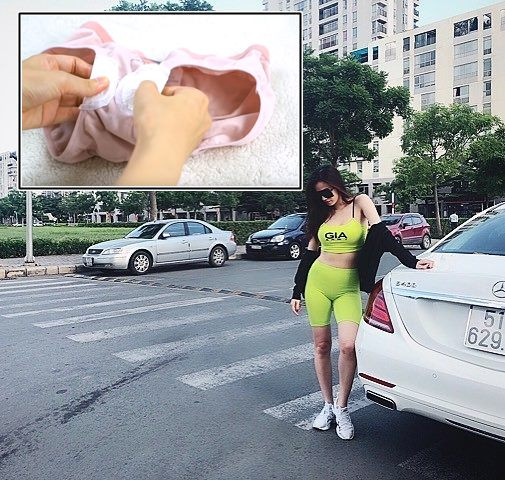 Người mẫu Khánh My nhận không ít chỉ trích khi lỗi mặc quần tập gym mỏng dính để lộ vùng nhạy cảm cơ thể.