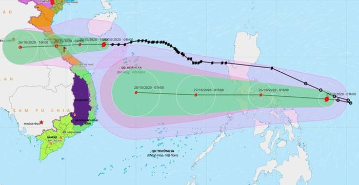 Bao so 8 ap sat dat lien Ha Tinh - Quang Tri