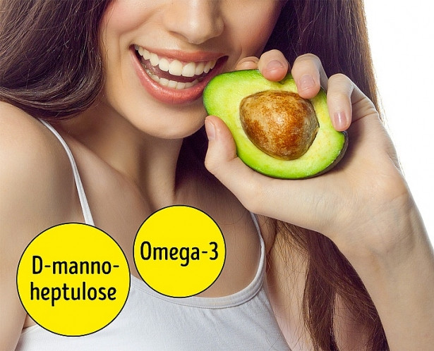 3. Quả bơ: Bơ là một thực phẩm chứa đầy chất béo lành mạnh, giúp cải thiện độ đàn hồi và độ ẩm cho da. Chúng cũng giàu carotenoid, giúp bảo vệ da khỏi bị hư hại do ánh nắng mặt trời gây ra. Không chỉ vậy quả bơ còn chứa D-mannoheptulose - một chất phytochemical độc đáo được cho là kích thích sản xuất collagen.