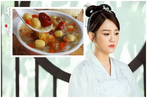 Chè dưỡng nhan: Đây là món ăn dưỡng nhan từ xưa đã được nấu cho cung tần, mỹ nữ ăn để duy trì nhan sắc tươi trẻ. Nếu hay xem các bộ phim cổ trang của Trung Quốc, bạn sẽ thấy một món ăn được rất nhiều phi tần, mỹ nữ trong hậu cung sử dụng chè dưỡng nhan để giữ gìn nhan sắc.