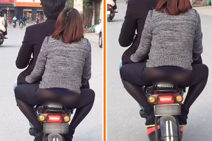 Do quần legging quá ôm, chất liệu lại mỏng nên toàn bộ vòng 3 của bạn sẽ hiện rõ mồn một trước mặt bàn dân thiên hạ. Để kín đáo hơn, bạn nên chọn jegging – kiểu quần ôm có chất liệu dày dặn hơn.