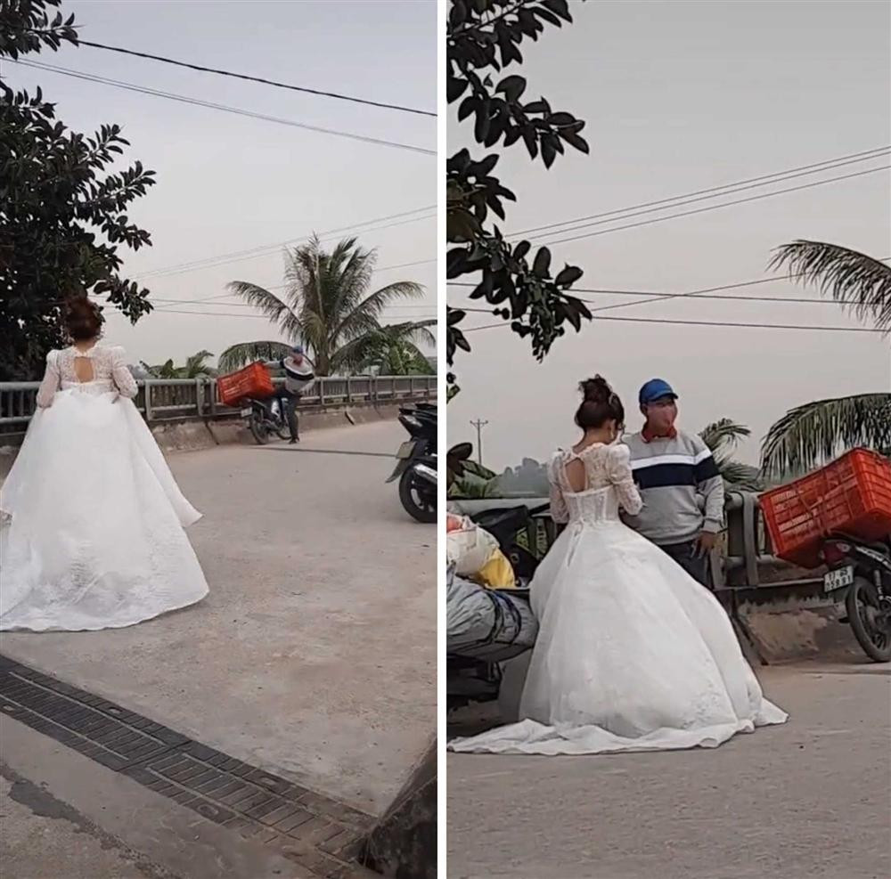 Video: Dang lam le cuoi thi shipper goi, co dau quyet khong bom hang