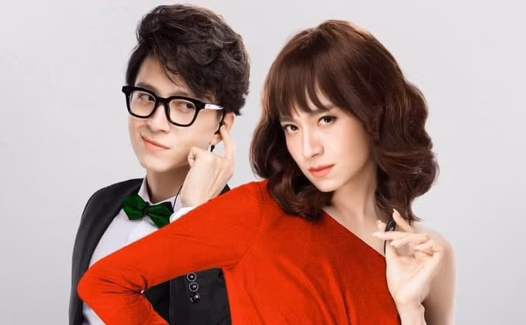 Ngô Kiến Huy thuộc top sao nam thành công khi hóa trang và diện các trang phục giả gái, một phần vì anh chàng sở hữu vẻ đẹp thanh tú trời sinh.