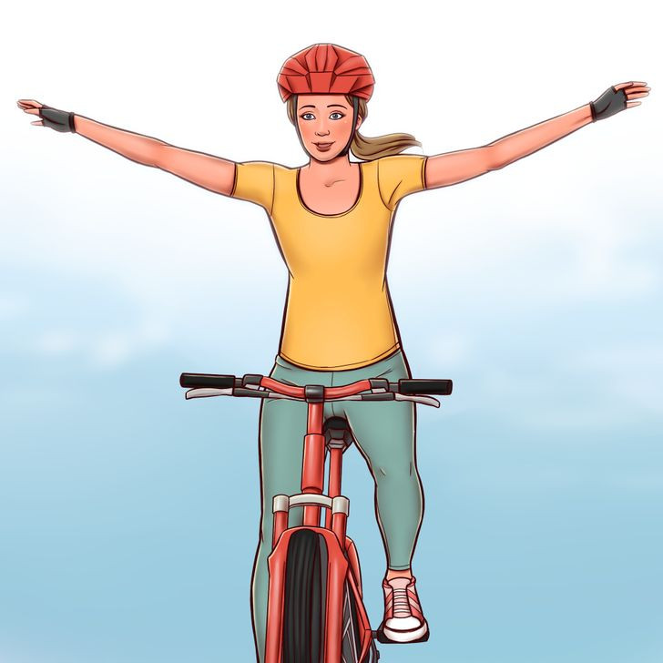 Đạp xe: Lượng calo tiêu hao khi đạp xe tuỳ thuộc vào tốc độ và kỹ thuật. Một giờ đạp xe có thể tiêu đốt đến 614 calo. Bài tập này tốt cho cơ bắp và tim mạch. Hơn nữa, nó còn là phương tiện giao thông thuận tiện và thân thiện với môi trường.