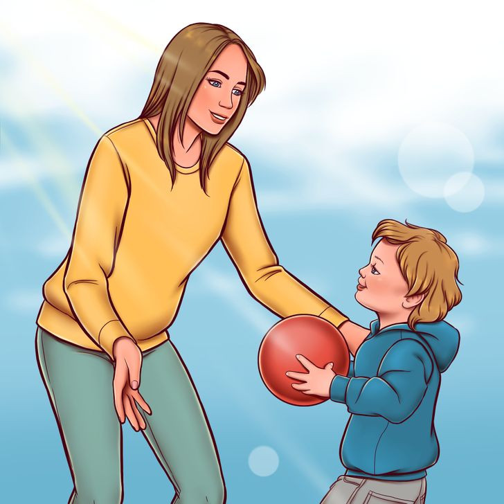 Chơi đùa với con: Những bà mẹ có con nhỏ không có thời gian đến phòng tập thể dục rất vui khi biết rằng một giờ vui chơi với con có thể đốt cháy tới 372 calo. Ảnh: BS.