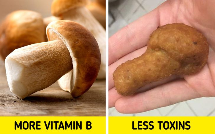 2. Nấm: Mặc dù nấm có thể mất vitamin B sau khi nấu chín, nhưng có một số lợi ích tuyệt vời mà chúng thu được sau khi gặp nhiệt. Nấm tươi có thể chứa các chất độc mà chỉ khi nấu chín mới hết độc tố. Hơn nữa, quá trình nấu chín cũng làm tăng số lượng chất chống oxy hóa trong nấm mà cơ thể chúng ta cần rất bổ sung. Nếu thích ăn thực phẩm lành mạnh này, bạn nên nướng hoặc cho vào lò vi sóng thay vì luộc hoặc chiên. Theo cách nấu này, chúng sẽ cung cấp nhiều lợi ích sức khỏe có giá trị hơn.