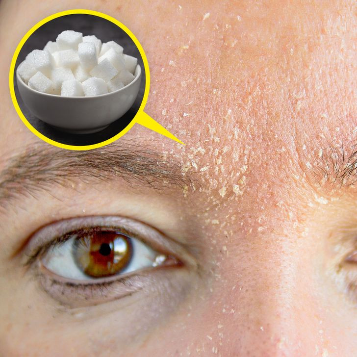5. Đường làm mặt nạ tẩy tế bào chết: Nếu bạn sử dụng đường như một chất tẩy tế bào chết và nó có thể gây mài mòn da. Quá trình này có thể làm hở những vết thương nhỏ và khiến da bạn tiếp xúc với bụi bẩn và những thay đổi của môi trường.