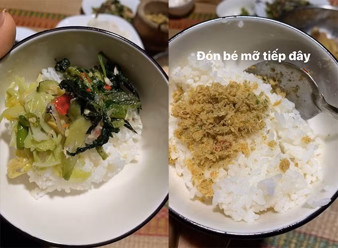 Cá khô giã là một món ăn khoái khẩu khác của nàng hoa hậu. Thay vì ăn cá khô nguyên con, người ta cho vào cối đá, giã nhỏ giống như chà bông (ruốc), ăn cùng cơm trắng là đủ mê mẩn.