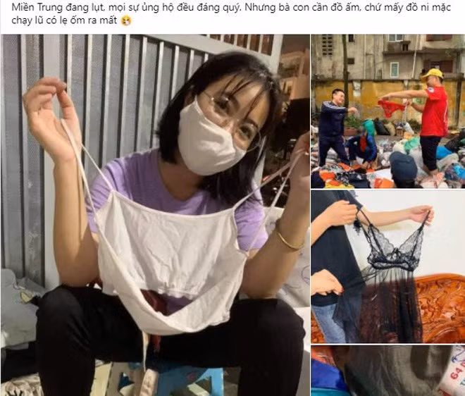 Quan rach, vay hai day tu thien cho mien Trung: Ung ho hay vut rac?