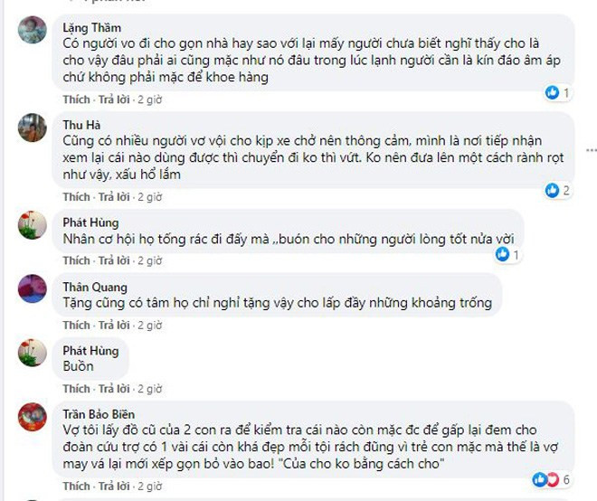 Quan rach, vay hai day tu thien cho mien Trung: Ung ho hay vut rac?-Hinh-2