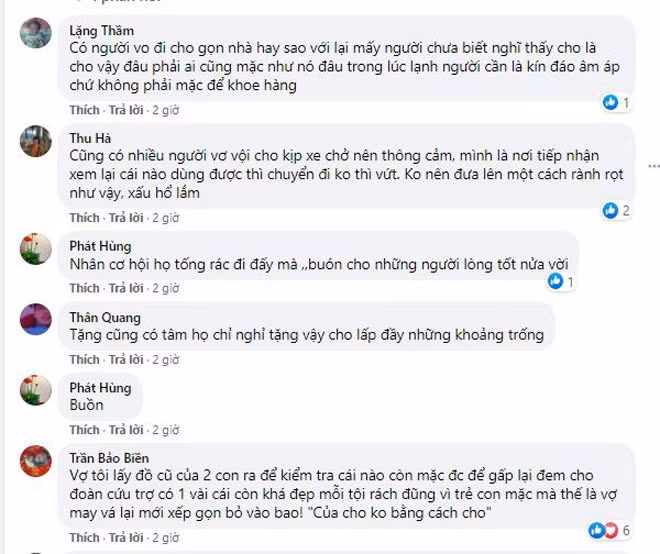 Quan rach, vay hai day tu thien cho mien Trung: Ung ho hay vut rac?-Hinh-2