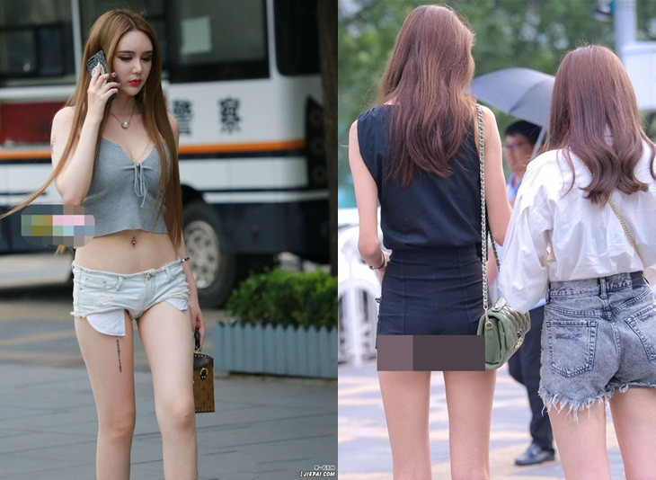 Diện quần short cần sự tinh tế, chắc chắn chị em sẽ không tránh khỏi bị dòm ngó và chê bai nếu mặc quá ngắn, quá hở. Ảnh: Internet.