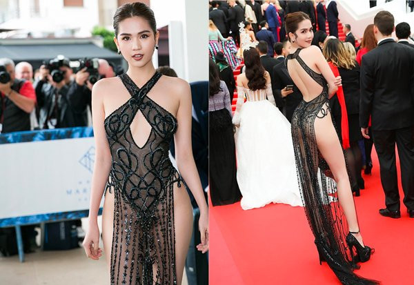 Trước đó, Ngọc Trinh từng bị chỉ trích thậm tệ bởi cách chọn trang phục thảm đỏ quá hớ hênh tại liên hoan phim Cannes 2019.