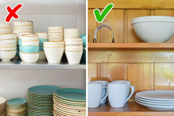 4. Bát đĩa dự phòng: Quan điểm của chủ nghĩa tối giản là chỉ có một số thứ cần thiết. Có nghĩa là bạn không cần một bộ 20 đĩa “phòng khi có khách” hoặc một chiếc cốc xinh xắn khác. Đừng mua những thứ bạn không thực sự cần. Chỉ cần mua những chiếc đĩa bạn sử dụng hàng ngày.