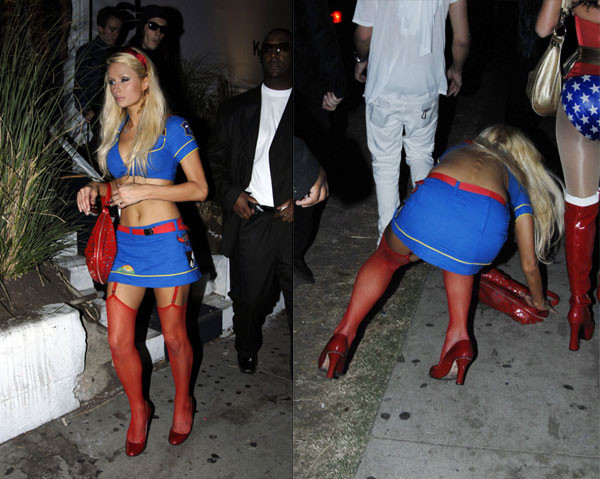 Paris Hilton từng ngã nháo nhào trên đường phố sau khi dự tiệc đêm.