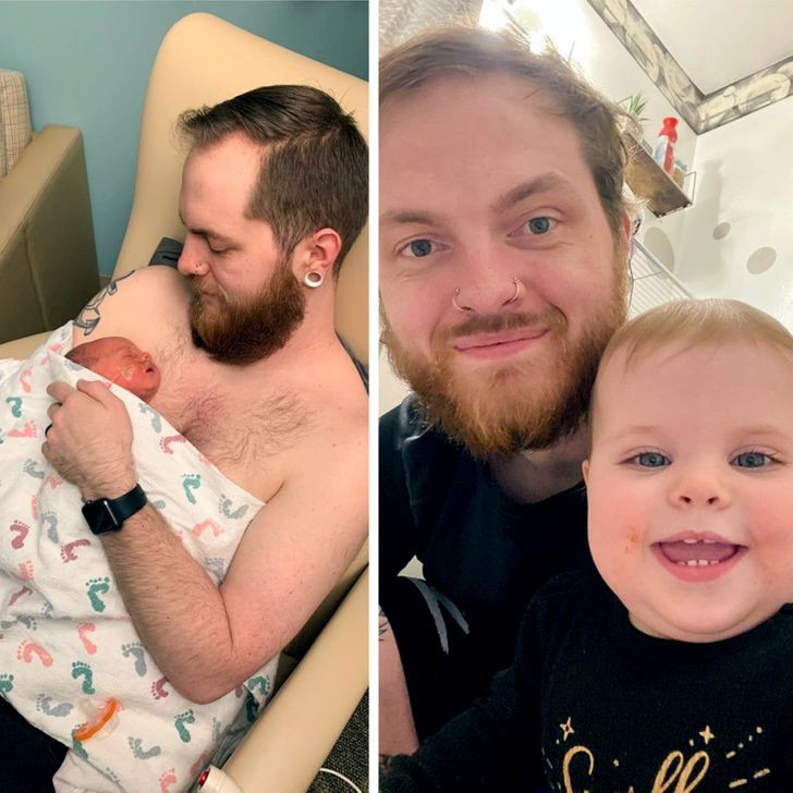 Dù sinh non ở tuần thai thứ 34 và phải chăm sóc đặc biệt suốt một tháng nhưng giờ bé gái này đã lớn xinh và rất bụ bẫm.