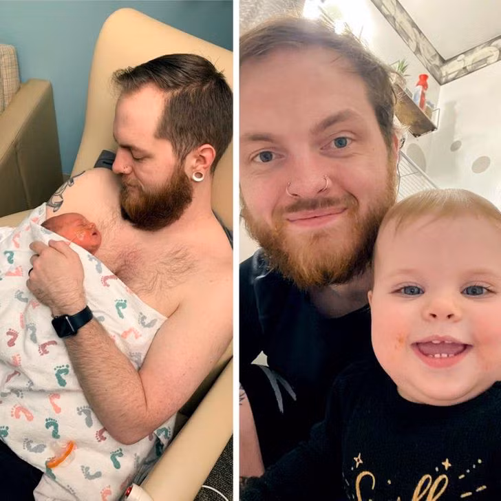 Dù sinh non ở tuần thai thứ 34 và phải chăm sóc đặc biệt suốt một tháng nhưng giờ bé gái này đã lớn xinh và rất bụ bẫm.