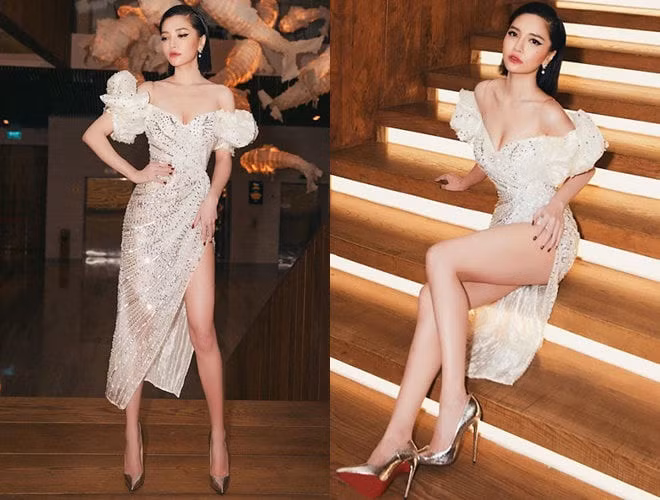 Đôi bàn tay luôn đặt ở vị trí cần thiết chính là cách Bích Phương khéo léo tránh sự cố.