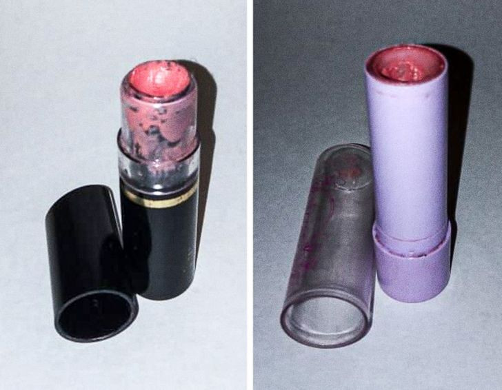 Son môi cũ: Nhiều người cố gắng sử dụng son môi yêu thích của họ càng lâu càng tốt. Cuối cùng, thỏi son đó đã quá hạn nhưng vẫn tiếc chưa muốn vứt đi. Tuy nhiên, son môi, giống như bất kỳ sản phẩm làm đẹp nào khác, đều có hạn sử dụng riêng, vì vậy hãy vứt chúng đi khi “hết date”.