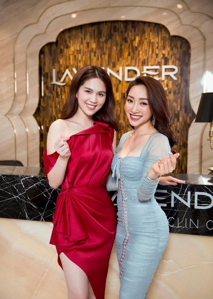 Thùy Chang mặc đầm bó gợi cảm "đọ dáng" bên người mẫu Ngọc Trinh.