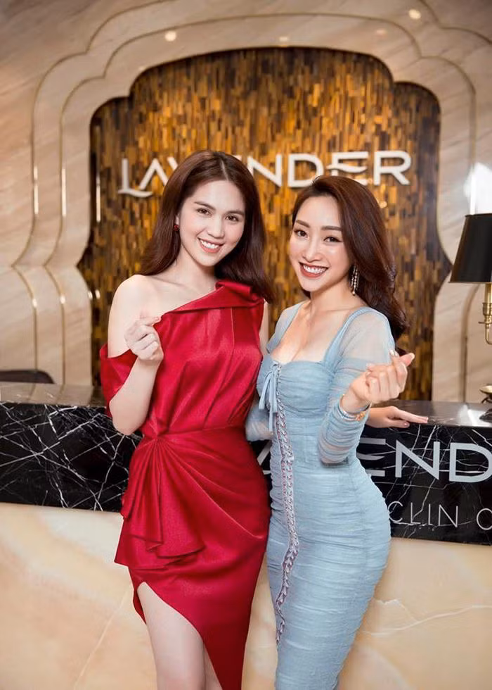 Thùy Chang mặc đầm bó gợi cảm "đọ dáng" bên người mẫu Ngọc Trinh.