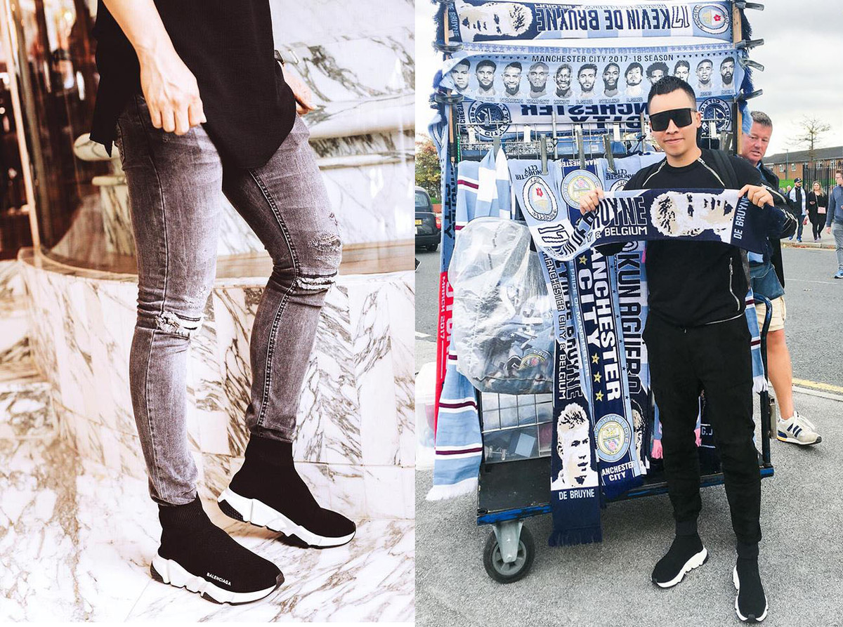 Ông bầu Vũ Khắc Tiệp cũng là một người rất hay "nhờ cậy" giày độn đế để cải thiện chiều cao.