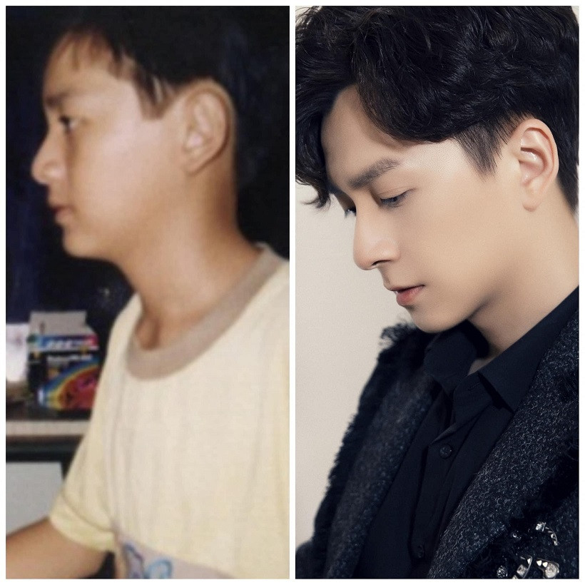 Ngô Kiến Huy cũng chạy theo trào lưu "Bạn thay đổi như thế nào" sau 20 năm.