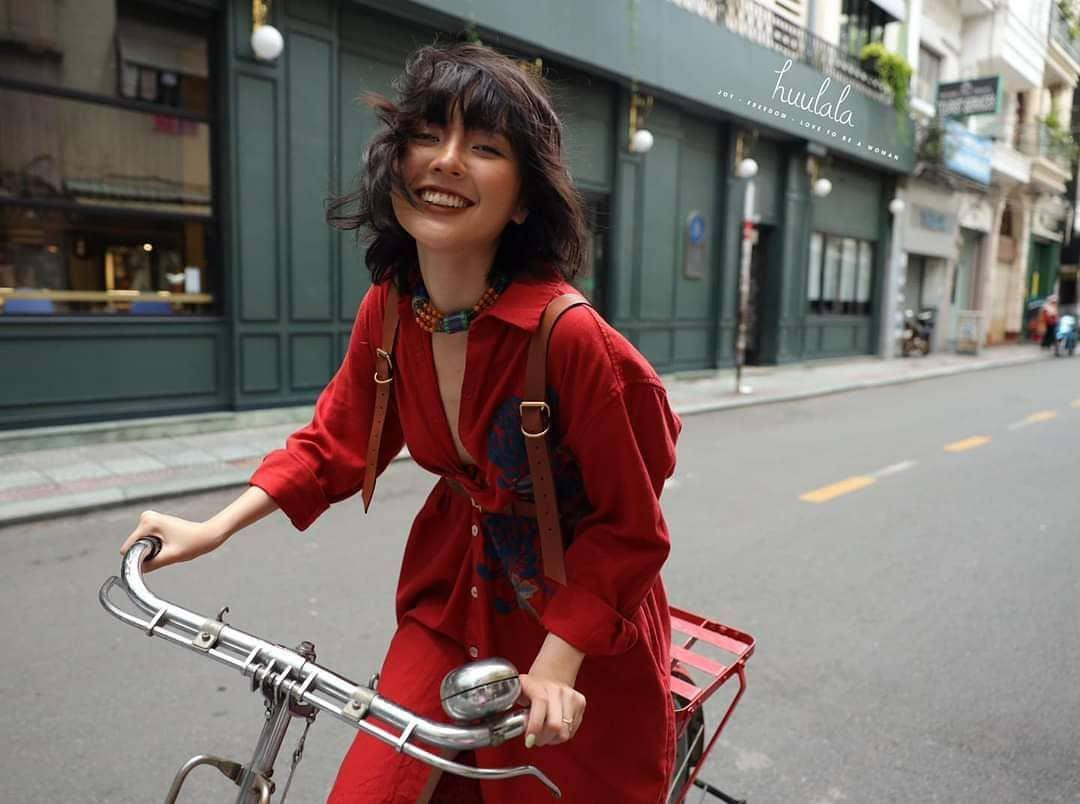 Hải Tú từng là người mẫu ảnh được nhiều thương hiệu thời trang mời chụp ảnh.