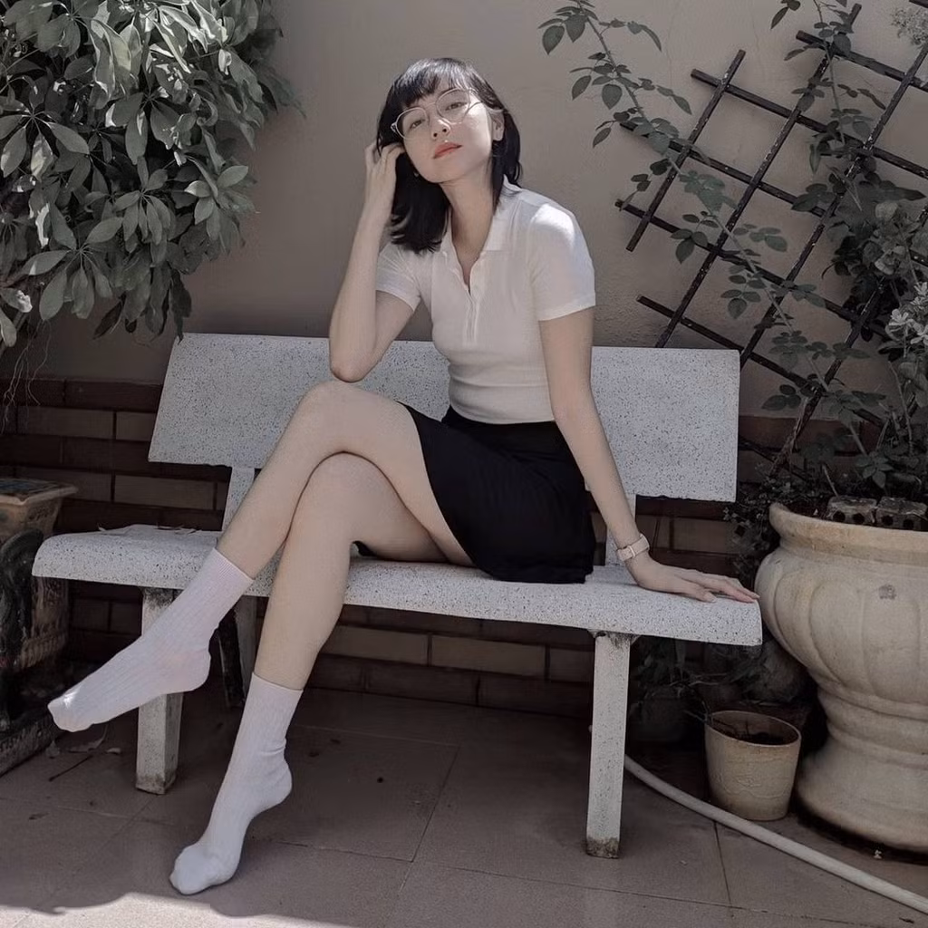 Phong cách thời trang trẻ trung, năng động của Hải Tú được nhiều người yêu mến.