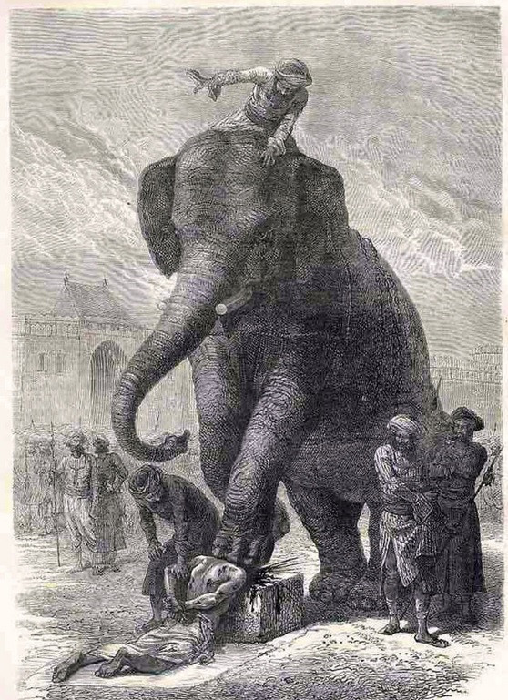 Vào thời cổ đại, một số nền văn minh ở châu Á có những kiểu tra tấn hãi hùng nhằm trừng phạt phạm nhân cũng như răn đe những người khác.