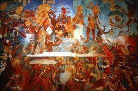 Theo nhà khảo cổ học Ivan, công trình của người Maya mới khai quật có khả năng có niên đại vào khoảng năm 200 - 600. Các bức tường được phủ một lớp vữa trát sơn.