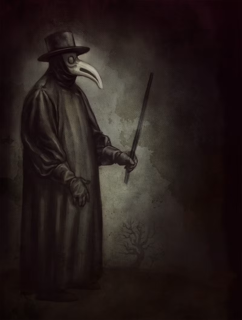 Mặt nạ hình mỏ chim được thiết kế trộn rơm, thảo dược, tinh dầu mà một số loại thuốc. Bác sĩ cũng bôi dầu, sáp khắp người vì tin rằng cách làm này sẽ hiệu quả trong phòng ngừa bệnh dịch hạch.