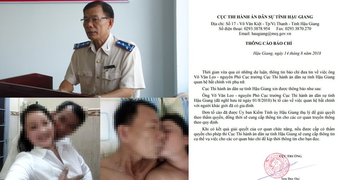 Qua xác minh ban đầu, ông L. đã thừa nhận hành vi quan hệ bất chính với bà O. Ông Oai cũng cho biết ông L. là cán bộ do Tỉnh ủy Hậu Giang quản lý và vụ việc này xảy ra trước thời điểm ông L. nghỉ hưu. Do đó, vụ việc đang được Ủy ban Kiểm tra Tỉnh ủy làm rõ và có hướng xử lý theo quy định pháp luật.