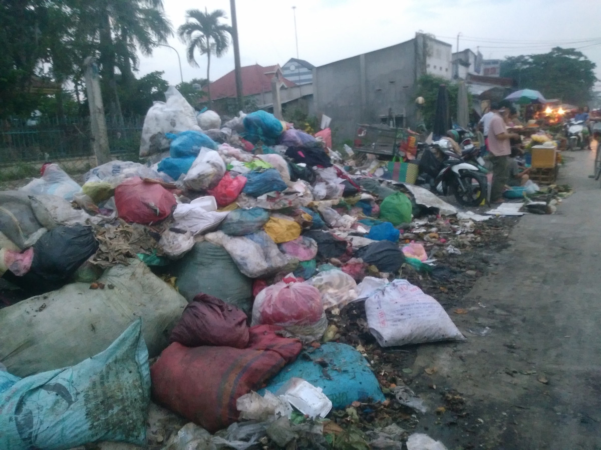 Các bãi rác "tự phát" ngày một nhiều hơn tạo thành núi rác với nhiều loại rác khác nhau bốc mùi hôi thôi khó chịu, gây mất mỹ, ô nhiễm nghiêm trọng khiến cuộc sống sinh hoạt của người dân bị ảnh hưởng.