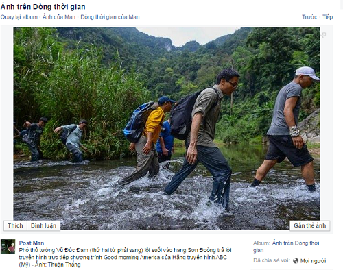 Pho thu tuong Vu Duc Dam gioi thieu hang Son Doong Viet Nam
