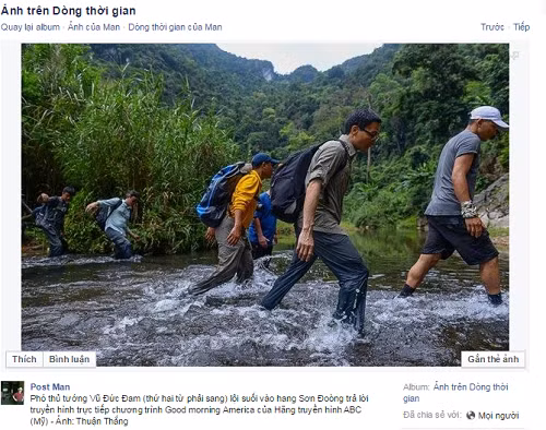 Pho thu tuong Vu Duc Dam gioi thieu hang Son Doong Viet Nam