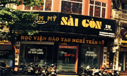 Cty dao tao nghe tham my Sai Gon day nghe 