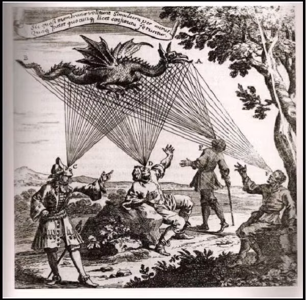  Mắt con người phát ra ánh sáng: Vào thời cổ đại, các nhà hiền triết lừng danh như Plato, Euclid hay Ptolemy đều tin rằng mắt con người phát ra ánh sáng. Theo các nhà khoa học, sở dĩ chúng ta nhìn thấy mọi vật là do mắt có năng lực phát ra các tia năng lượng chiếu vào mọi thứ xung quanh. Đến tận ngày nay, các chuyên gia đã chứng minh điều ngược lại. Sở dĩ con người có thể nhìn thấy mọi vật là do ánh sáng từ vật chiếu tới mắt ta. Các tế bào thần kinh ở mắt truyền tín hiệu tới não bộ và cho chúng ta hình ảnh về vật. Thế nhưng thật đáng ngạc nhiên, lầm tưởng này đã tồn tại đến 10 thế kỷ. Thậm chí ngay cả thế kỷ XXI, vẫn còn 67% sinh viên đại học tin vào việc mắt người phát sáng như siêu nhân.