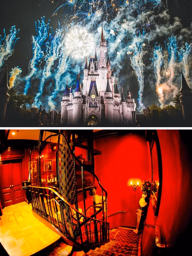 1. Câu lạc bộ bí mật 33 của Disneyland: Ở trung tâm Quảng trường New Orleans của Disneyland có một nhà hàng độc quyền cực kỳ bí mật - Club 33. Walt Disney cần một nơi phục vụ mục đích giải trí dành riêng cho các nhà tài trợ, người nổi tiếng và chính trị gia. Thật không may, công trình chỉ chính thức được khai trương vào tháng 5/1967 - vài tháng sau khi Walt Disney qua đời. Để trở thành thành viên của câu lạc bộ, bạn phải trả phí tham gia lên tới 25 nghìn USD và phí thành viên thường niên vào khoảng 10 nghìn USD.