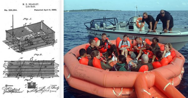 8. Chiếc bè hiện đại: Maria Beasley đã đưa ra một thiết kế bè đời mới an toàn hơn và tốt hơn các những chiếc bè nổi thô sơ hồi đó. Cô được cấp bằng sáng chế cho phát minh của mình vào năm 1882.