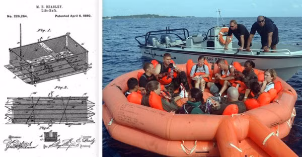 8. Chiếc bè hiện đại: Maria Beasley đã đưa ra một thiết kế bè đời mới an toàn hơn và tốt hơn các những chiếc bè nổi thô sơ hồi đó. Cô được cấp bằng sáng chế cho phát minh của mình vào năm 1882.