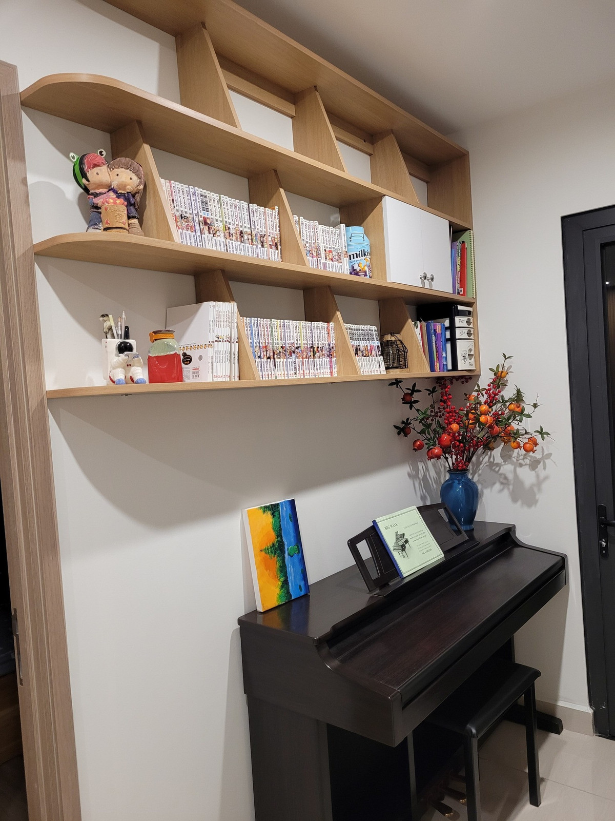 Can ho mang mau sac Wabi-sabi va khong gian am cung o Ha Noi-Hinh-6