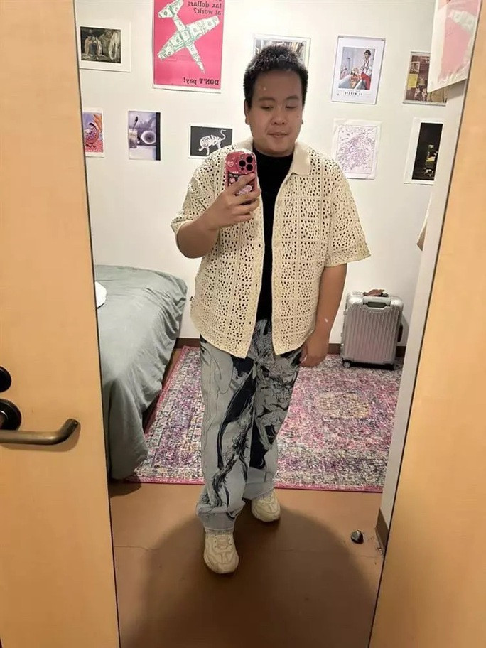 Đỗ Nhật Nam ngày càng vạm vỡ, sở hữu chiều cao khủng, ra dáng một thanh niên trưởng thành.