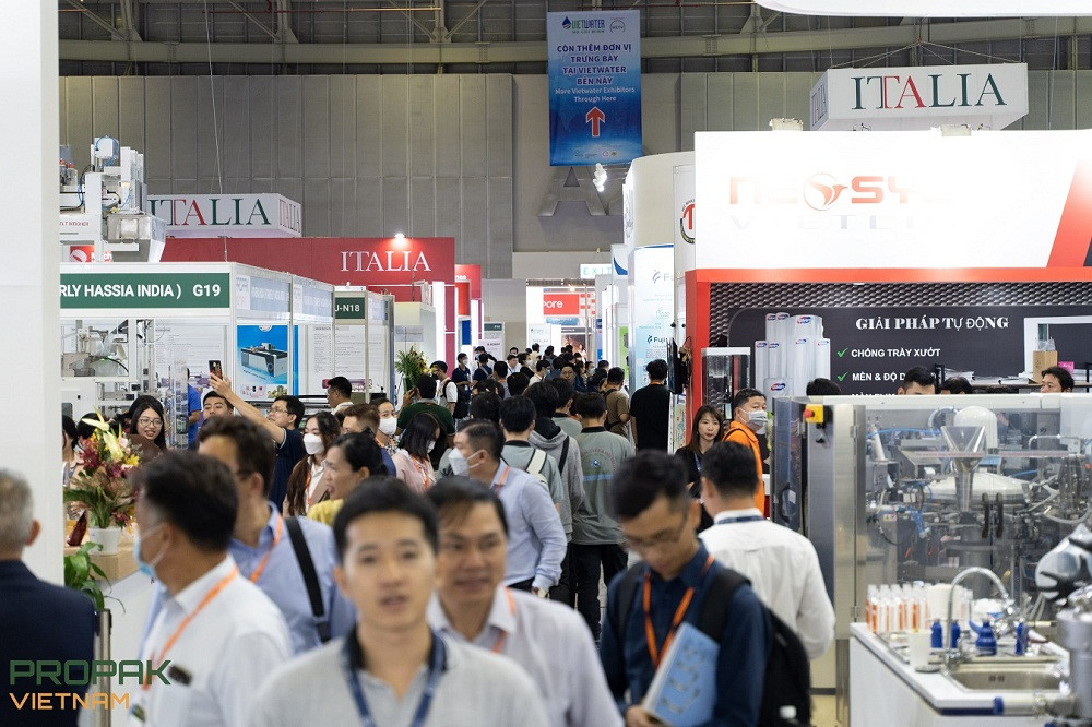 ProPak Vietnam 2023: Giai phap cong nghe xu ly, che bien va dong goi bao bi