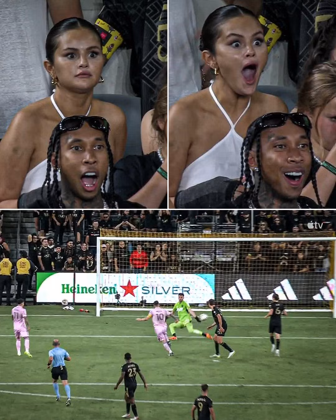 Nu ca si noi tieng gay sot khi xem Messi thi dau