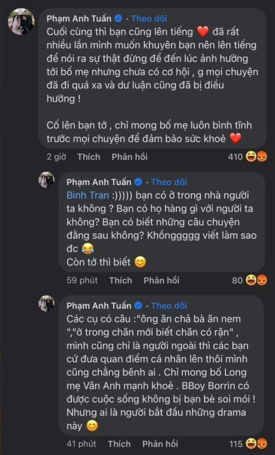 Diễn viên Anh Tuấn: "Tôi bị Diệp Lâm Anh nhắn tin đe dọa" - Hình 2 Dien vien Anh Tuan: