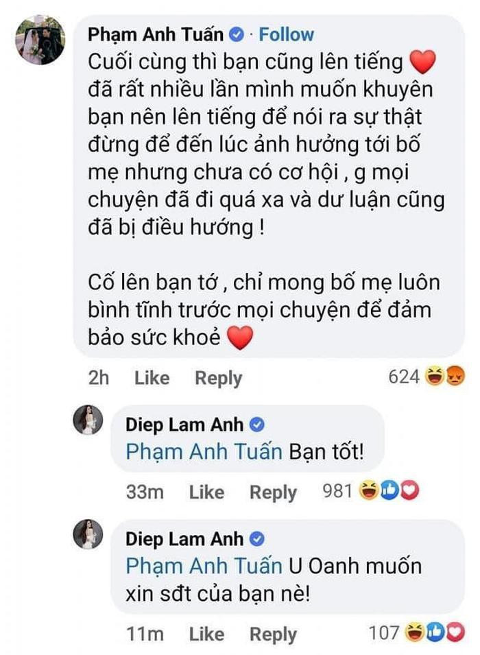 Diễn viên Anh Tuấn: "Tôi bị Diệp Lâm Anh nhắn tin đe dọa" Dien vien Anh Tuan: