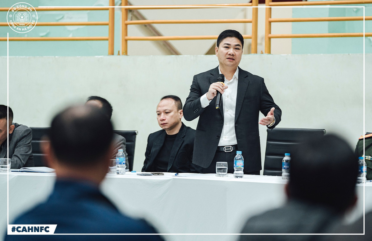 CLB Công an Hà Nội lấy đào tạo trẻ làm gốc phát triển CLB Cong an Ha Noi lay dao tao tre lam goc phat trien